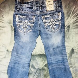 Rock revival men’s jeans